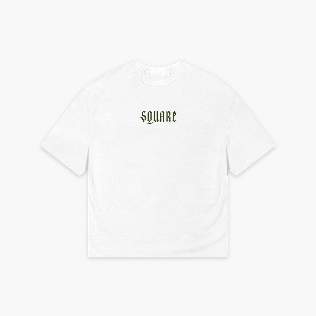 Ivory Fearless Oversized Tee