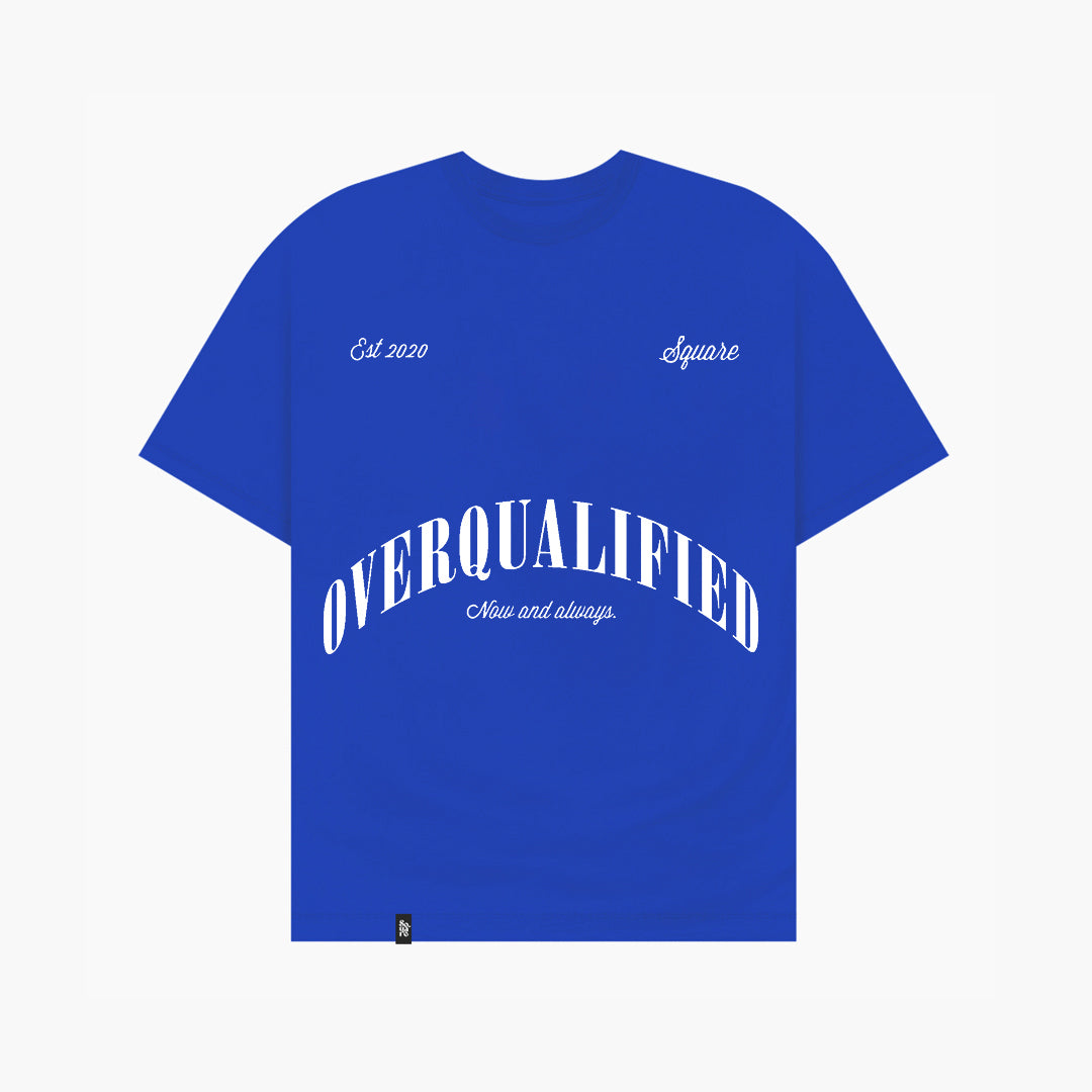 Sky Blue Timeless Overqualified Regular Fit Tee
