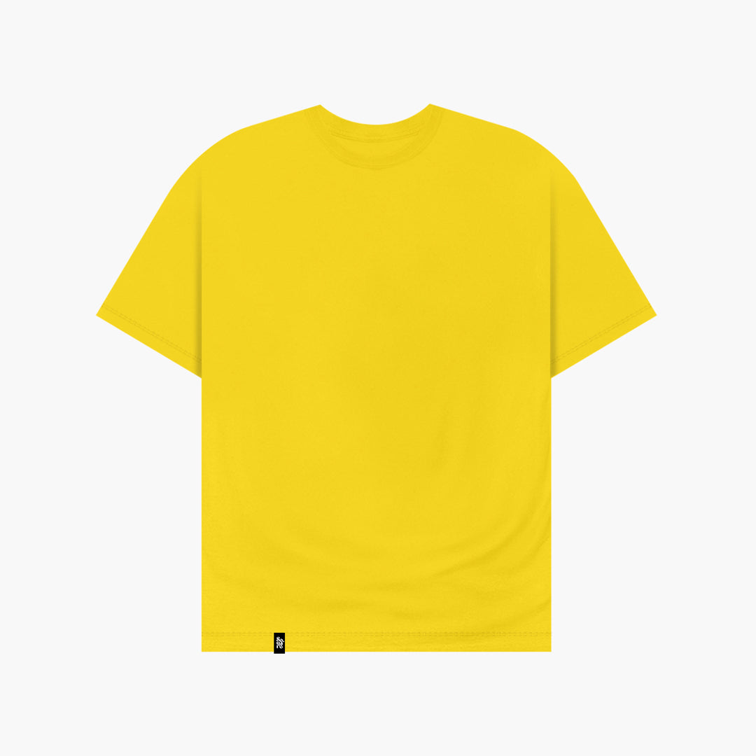 Blank Yellow Regular Fit Tee