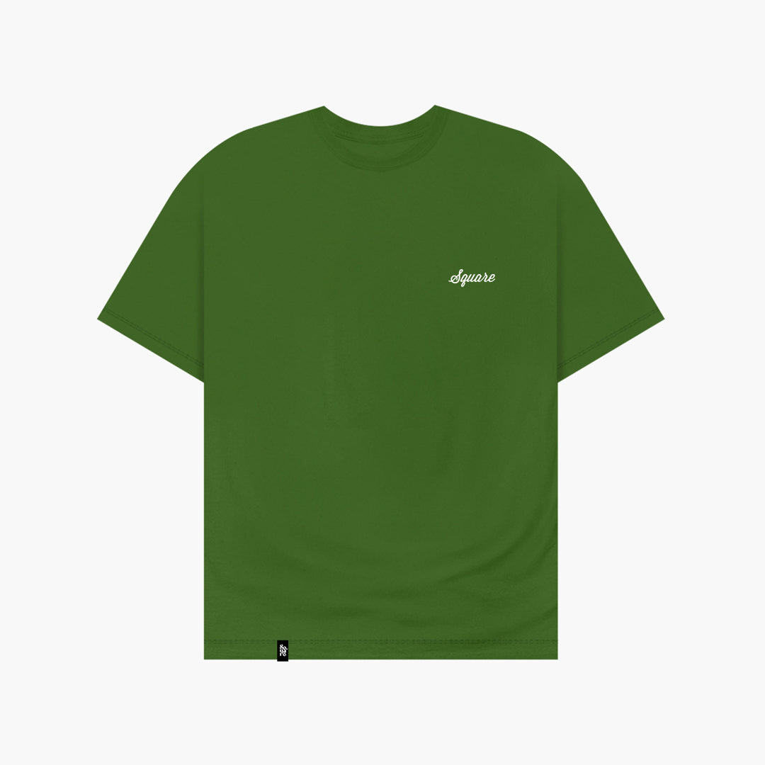 Olive G.O.A.T Regular Fit Tee