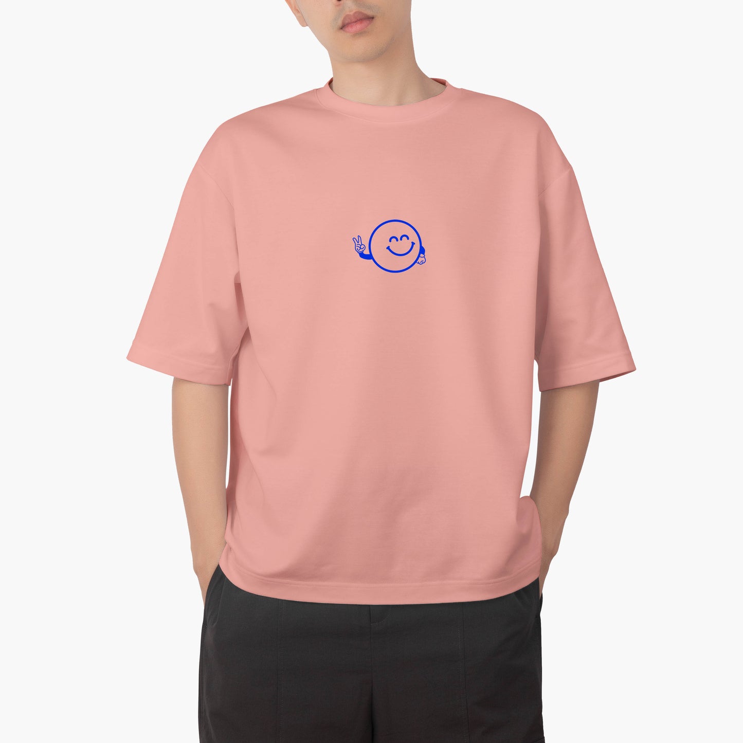 Happiness Comes in Waves Oversized Tee