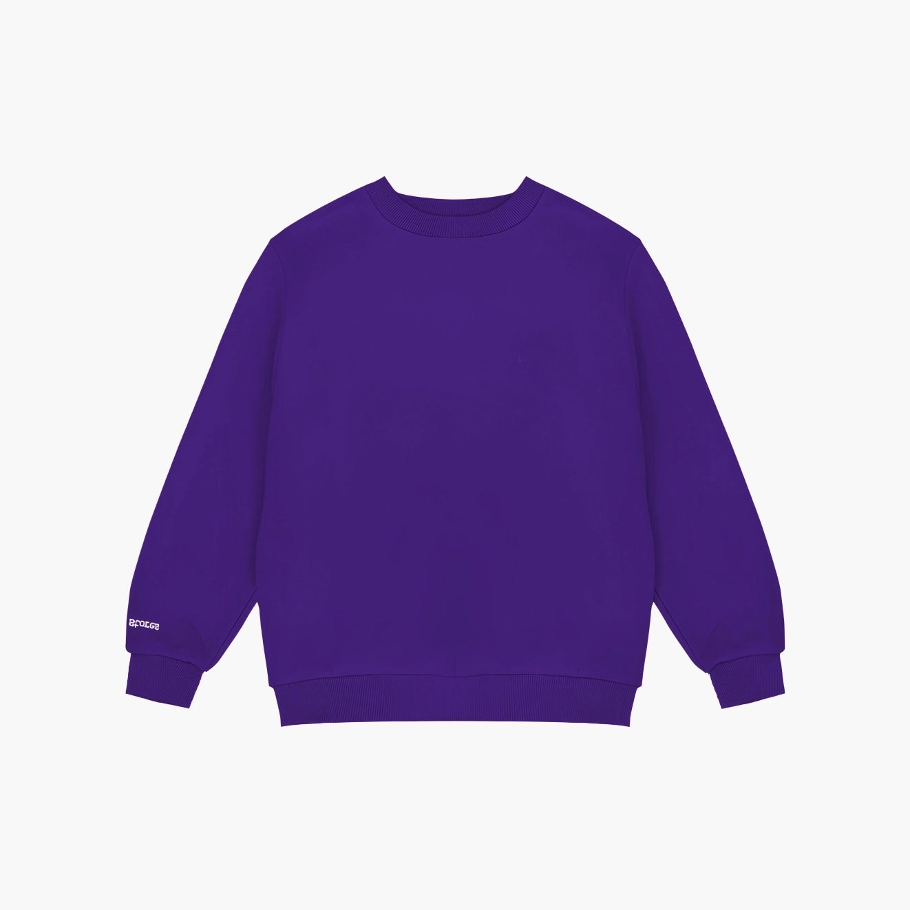 Indigo Blank Crewneck