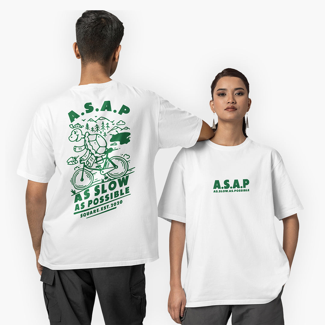 Ivory ASAP Oversized Tee
