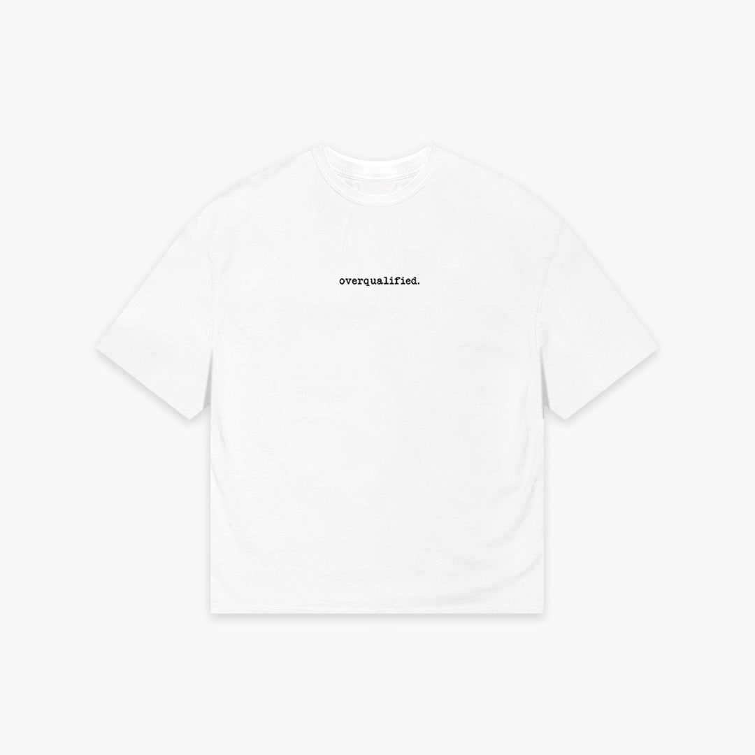 Ivory Overqualified Base Oversized Tee