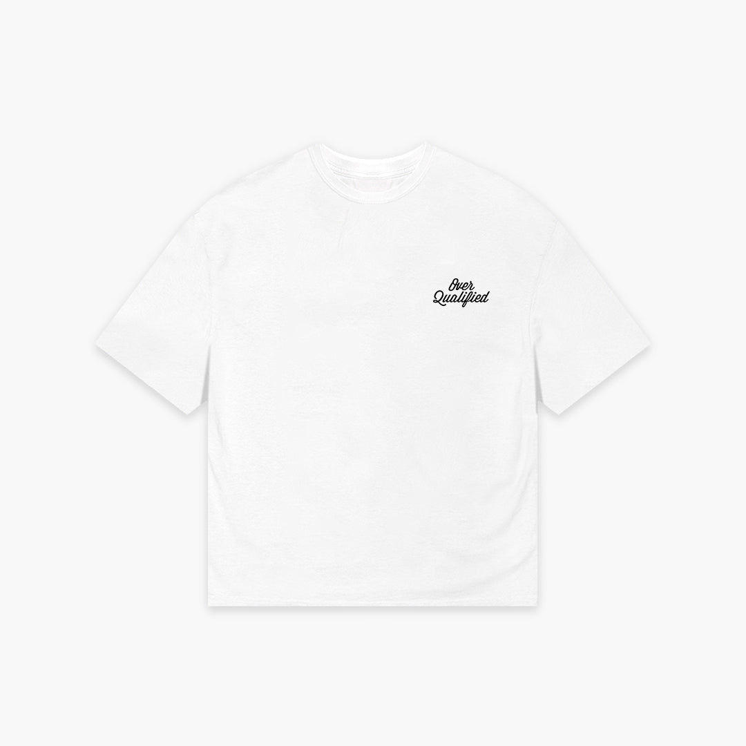 Ivory Aspire Overqualified Oversized Tee