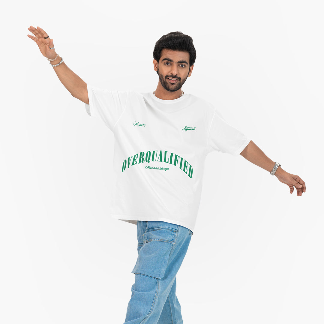 Ivory Timeless Overqualified Oversized Tee