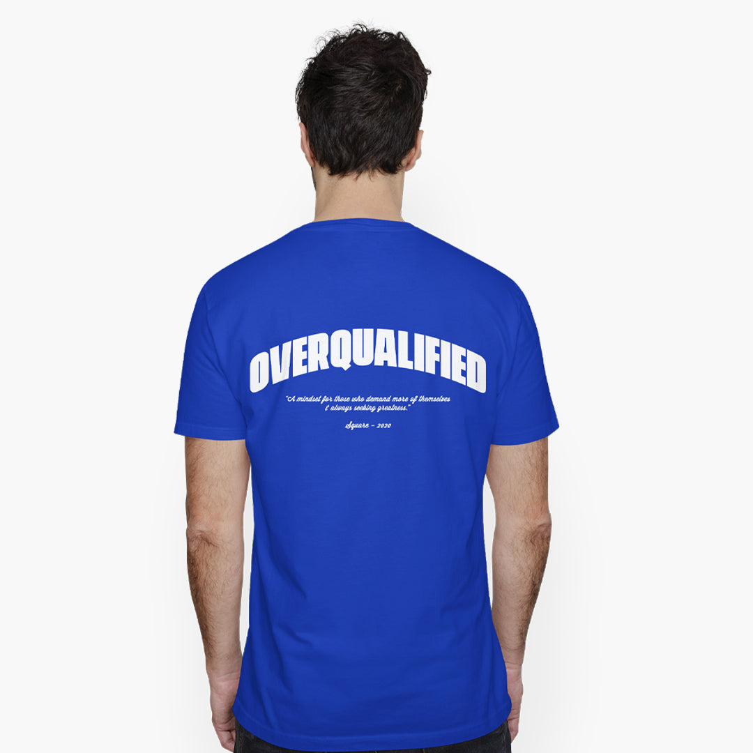 Sky Blue Core Overqualified Regular Fit Tee
