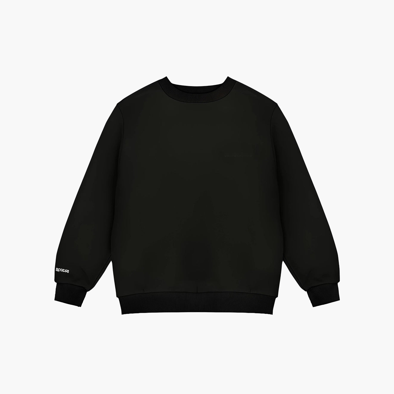 Midnight Blank Crewneck