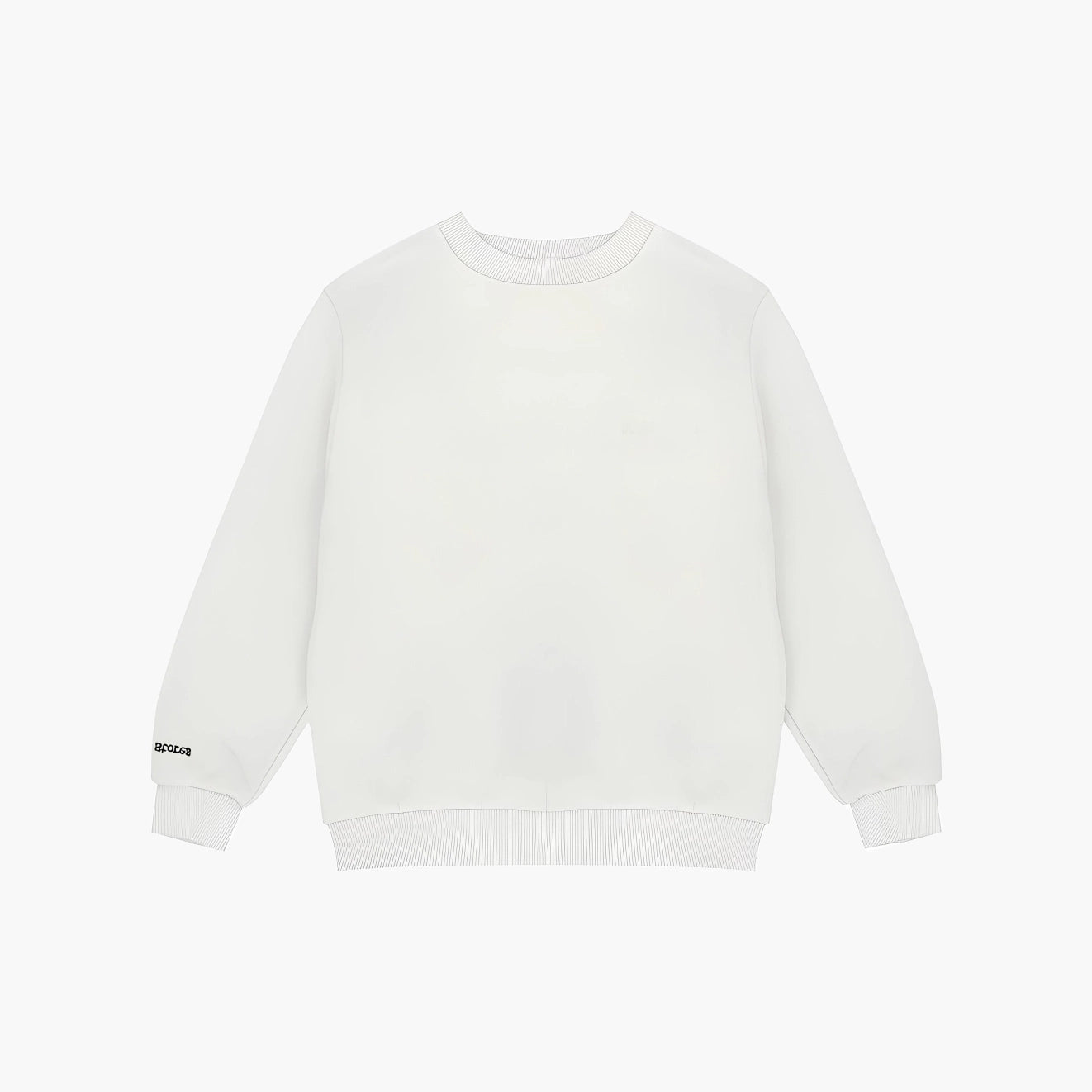 Ivory Blank Crewneck