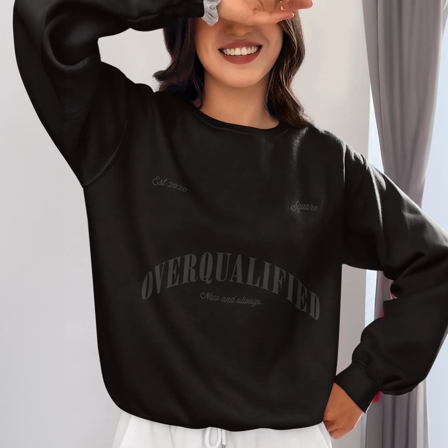 Timeless Black Midnight Crewneck